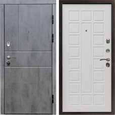 Входная дверь Termo Door Вертикаль бетон Престиж бежевый матовый