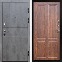 Входная дверь Termo Door Вертикаль бетон Стандарт орех