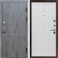 Входная дверь Termo Door Вертикаль бетон Спарта лиственница