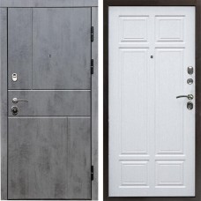Входная дверь Termo Door Вертикаль бетон Премиум лиственница