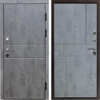 Входная дверь Termo Door Вертикаль бетон Горизонт бетон темный