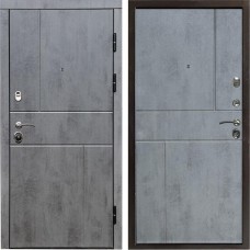 Входная дверь Termo Door Вертикаль бетон Горизонт бетон темный