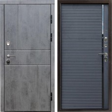 Входная дверь Termo Door Вертикаль бетон Porte black