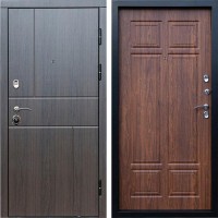 Входная дверь Termo Door Вертикаль венге Премиум орех