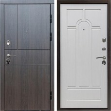 Входная дверь Termo Door Вертикаль венге Арка лиственница