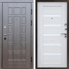 Входная дверь Termo Door Виргиния венге Царга лиственница белая