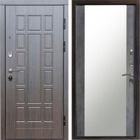 Входная дверь Termo Door Виргиния венге Зеркало бетон темный