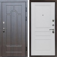 Входная дверь Termo Door Модена венге Классика Белый матовый