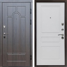 Входная дверь Termo Door Модена венге Классика Белый матовый