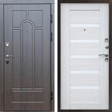 Входная дверь Termo Door Модена венге Царга лиственница белая