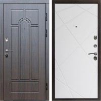 Входная дверь Termo Door Модена венге Лучи белый