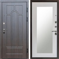 Входная дверь Termo Door Модена венге Зеркало Триумф лиственница белая