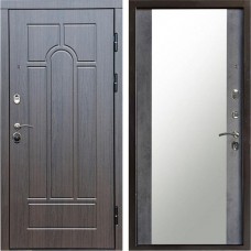 Входная дверь Termo Door Модена венге Зеркало бетон темный