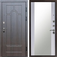 Входная дверь Termo Door Модена венге Зеркало белый софт