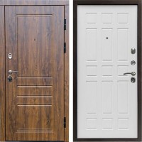 Входная дверь Termo Door Орегон дуб Спарта белое дерево