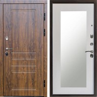 Входная дверь Termo Door Орегон дуб Зеркало Триумф лиственница белая