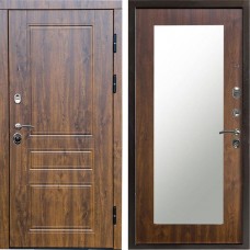 Входная дверь Termo Door Орегон дуб Зеркало триумф дуб