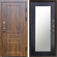 Входная дверь Termo Door Орегон дуб Зеркало триумф венге