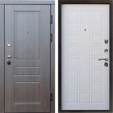 Входная дверь Termo Door Орегон венге Престиж Белое дерево