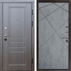 Входная дверь Termo Door Орегон венге Лучи бетон темный