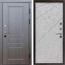 Входная дверь Termo Door Орегон венге Лучи бетон светлый