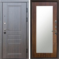 Входная дверь Termo Door Орегон венге Зеркало триумф дуб