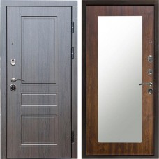 Входная дверь Termo Door Орегон венге Зеркало триумф дуб