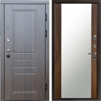 Входная дверь Termo Door Орегон венге Зеркало дуб