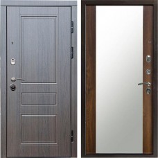 Входная дверь Termo Door Орегон венге Зеркало дуб
