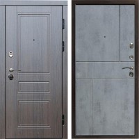 Входная дверь Termo Door Орегон венге Горизонт бетон темный