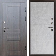 Входная дверь Termo Door Орегон венге Горизонт бетон светлый