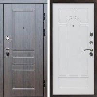Входная дверь Termo Door Орегон венге Арка белое дерево