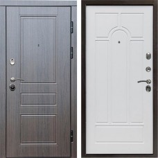 Входная дверь Termo Door Орегон венге Арка белое дерево