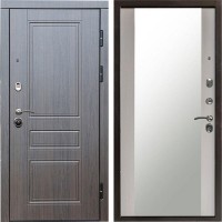 Входная дверь Termo Door Орегон венге Зеркало Лиственница белая