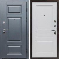 Входная дверь Termo Door Премиум Grey Классика Белый матовый