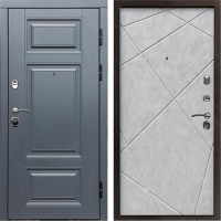 Входная дверь Termo Door Премиум Grey Лучи бетон светлый