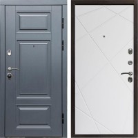 Входная дверь Termo Door Премиум Grey Лучи белый