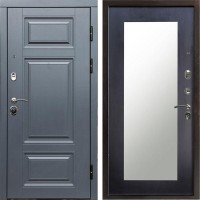 Входная дверь Termo Door Премиум Grey Зеркало триумф венге