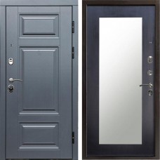 Входная дверь Termo Door Премиум Grey Зеркало триумф венге