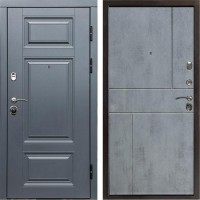 Входная дверь Termo Door Премиум Grey Горизонт бетон темный