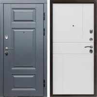 Входная дверь Termo Door Премиум Grey Горизонт белый