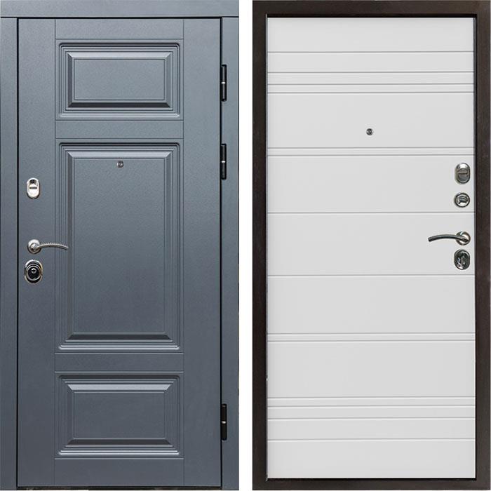 Входная дверь Termo Door Премиум Grey White Line