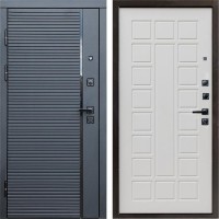 Входная дверь Black Line Престиж белый матовый