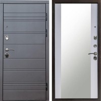 Входная дверь Brown-Line Зеркало белый софт