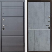 Входная дверь Brown-Line Горизонт бетон темный