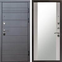 Входная дверь Brown-Line Зеркало Лиственница белая