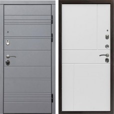 Входная дверь Grey-Line Горизонт белый