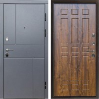 Входная дверь Вертикаль GREY Спарта дуб
