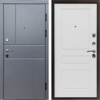 Входная дверь Вертикаль GREY Классика Лиственница