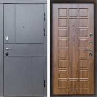Входная дверь Вертикаль GREY Престиж дуб